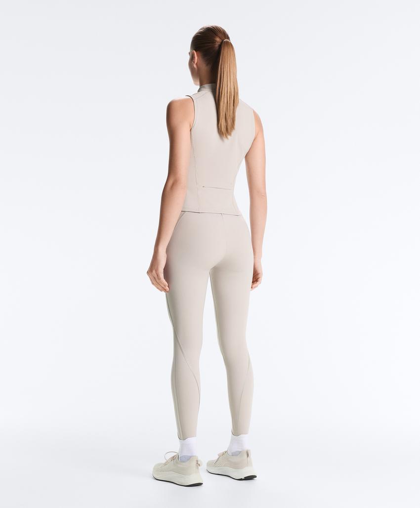 Майка без рукавов с молнией