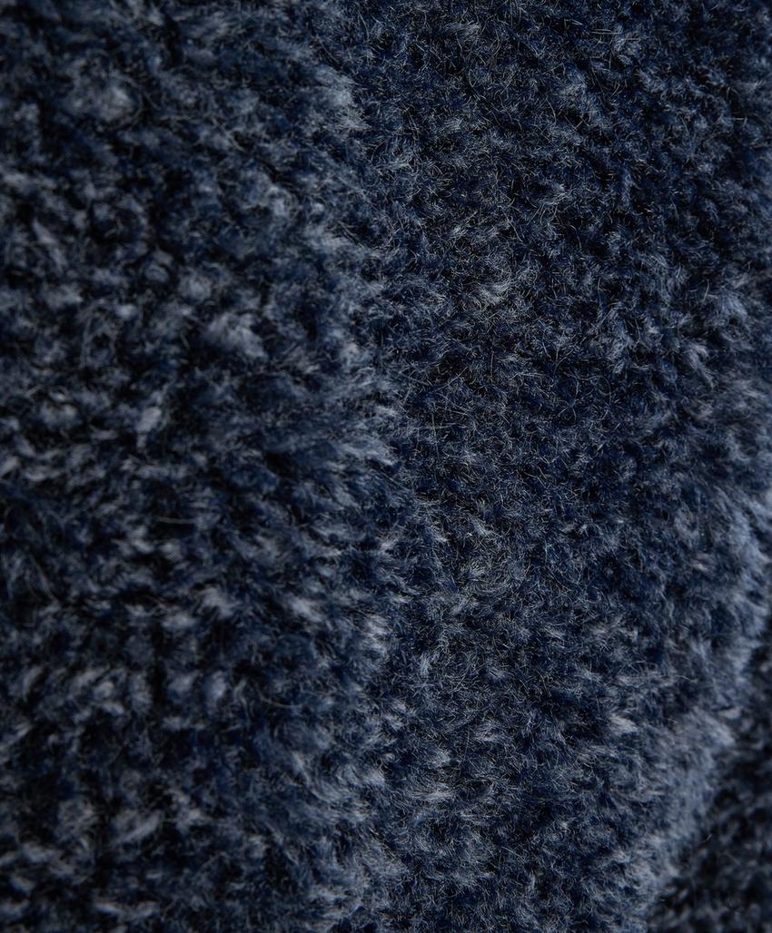 Текстурированная куртка из искусственного меха овчины