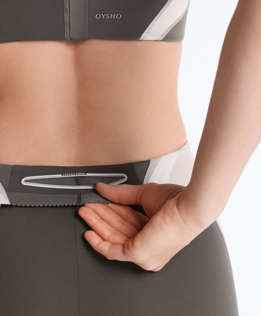 Леггинсы с высокой посадкой и отражающим эффектом core control до лодыжек