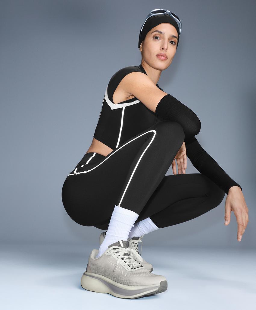 Легинсы Compressive Core Control с завышенной талией, светоотражающие