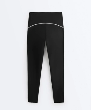 Легинсы COMPRESSIVE CORE CONTROL с завышенной талией, светоотражающие- Заказать в России