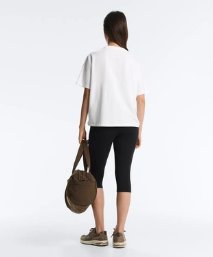 BOXY SHORT SLEEVE COTTON BLEND T-SHIRT- Заказать в России