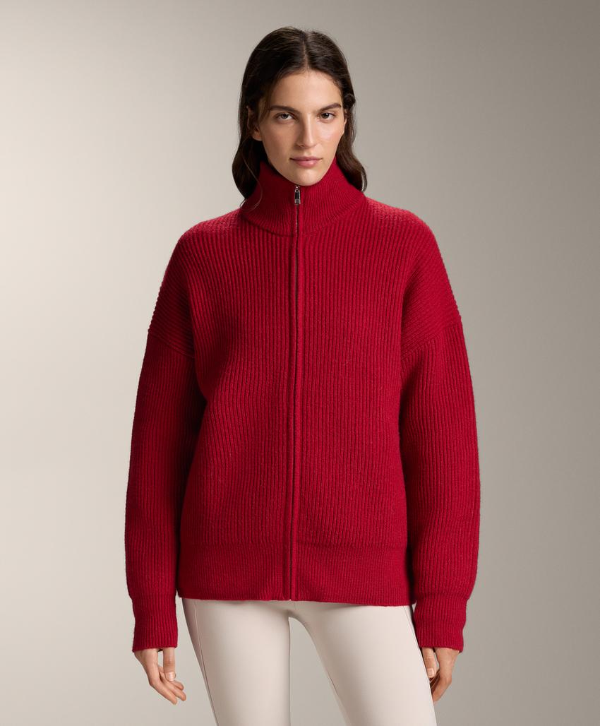 Длинный трикотажный жакет