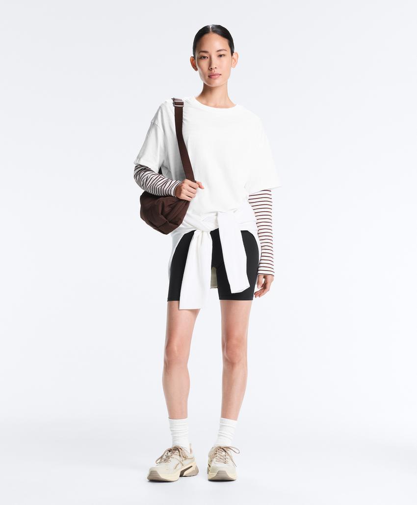 Леггинсы байкерские comfortlux с высокой посадкой 20 см