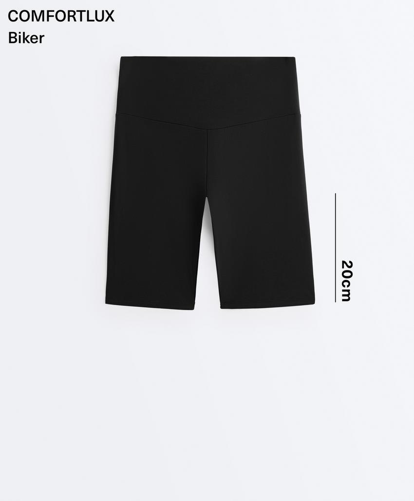 Леггинсы байкерские comfortlux с высокой посадкой 20 см