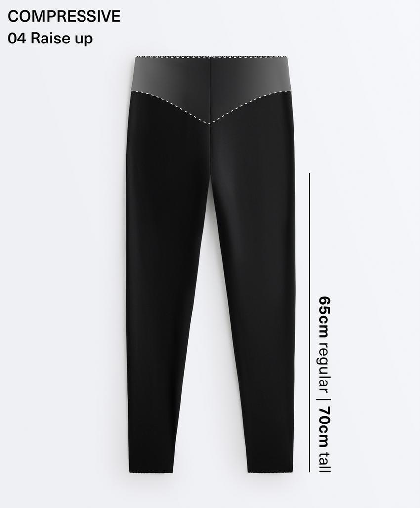 Легинсы Compressive Raise Up с завышенной талией длиной до щиколотки