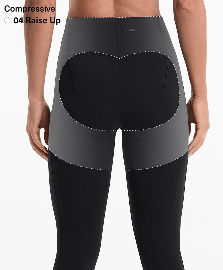 Легинсы Compressive Raise Up с завышенной талией длиной до щиколотки