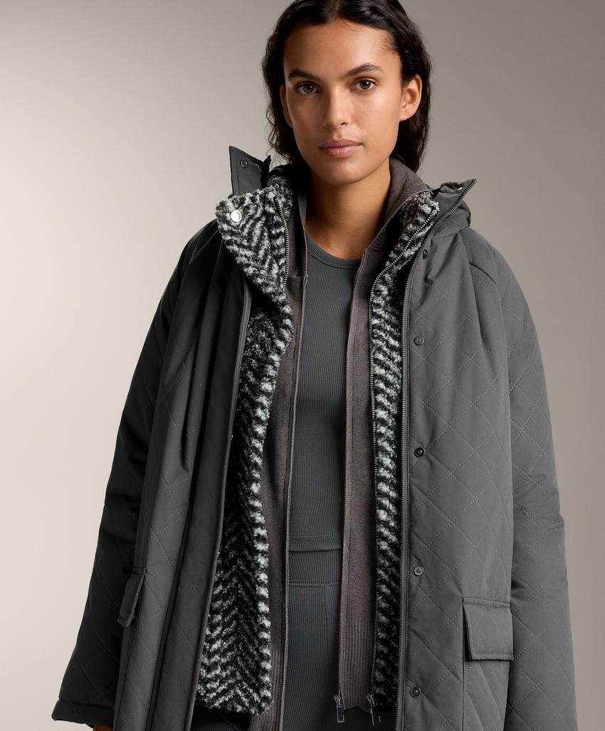 Длинный топ из рубчиков с модалом