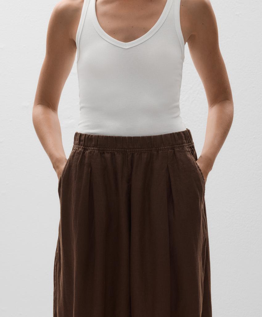 Штаны-бананы из 100% льна