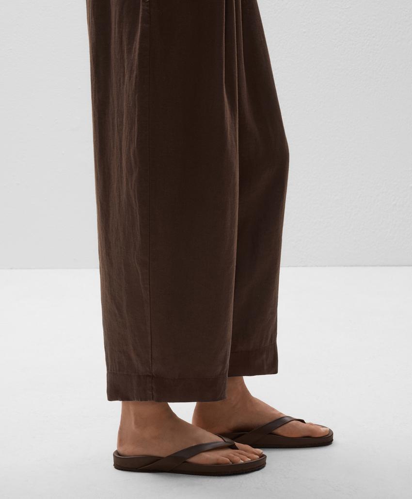 Штаны-бананы из 100% льна