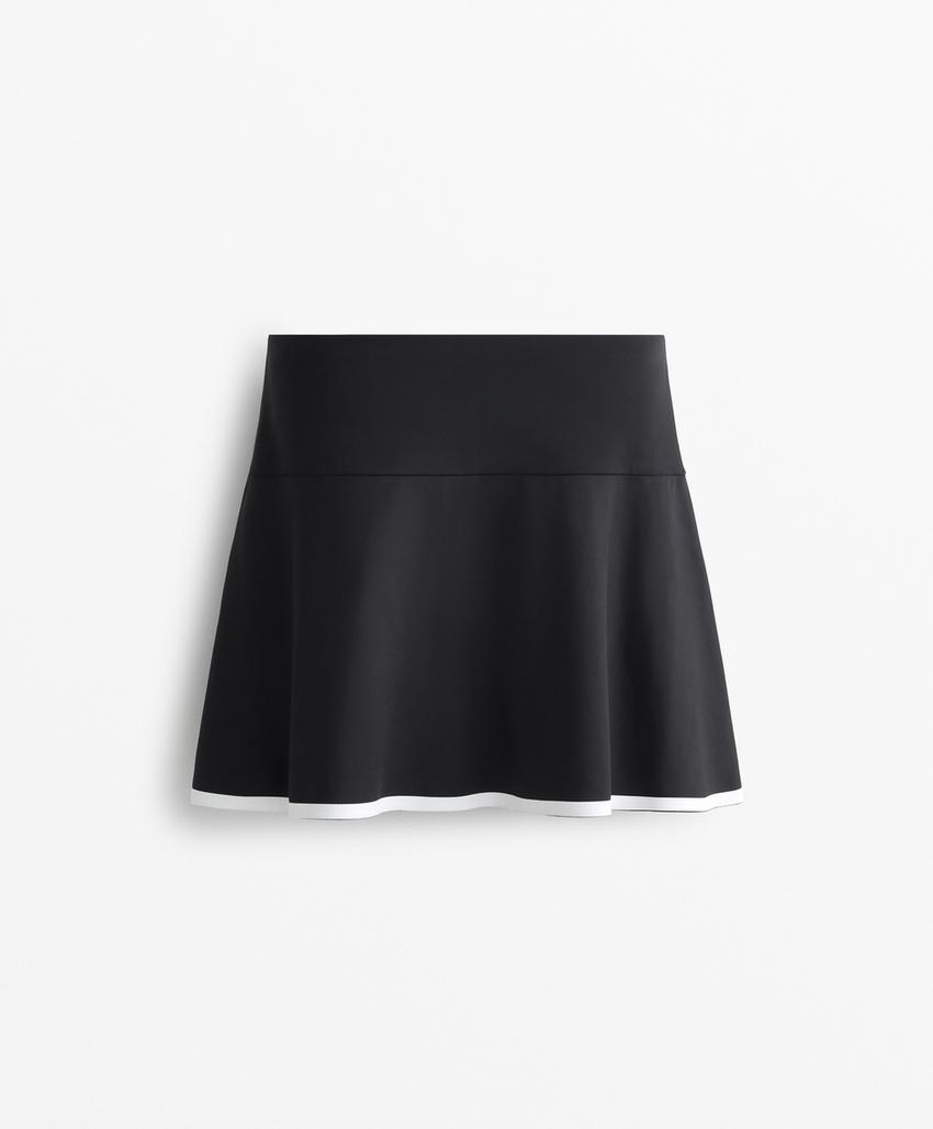 Юбка с кантом