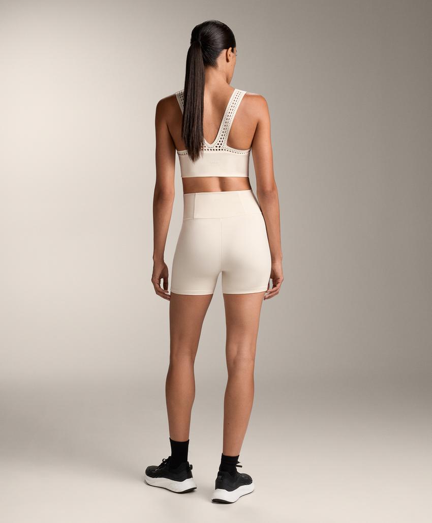 Компрессионные шорты высокой посадки 10 см