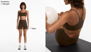 Короткие шорты COMFORTLUX с завышенной талией, 10 см- Заказать в России