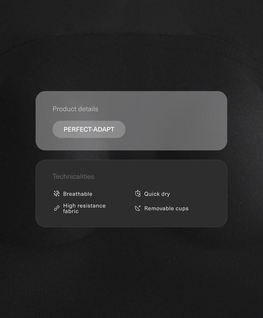 Топ-тельняшка из сетки perfect-adapt