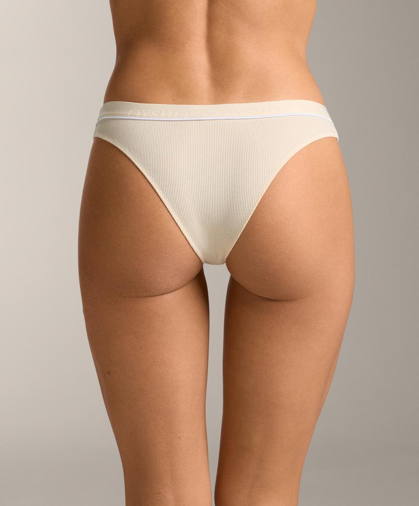 3 трусов бразильяно Rib из смесового хлопка