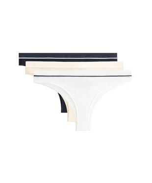 3 трусов бразильяно RIB из смесового хлопка- Заказать в России