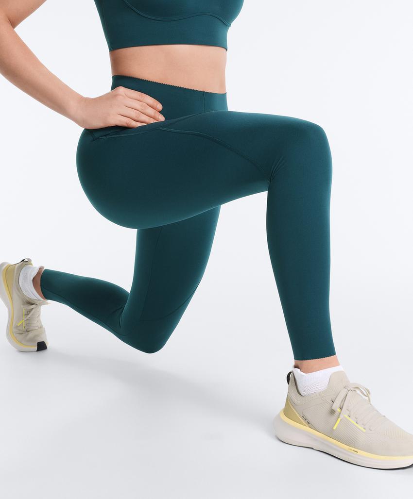 Компрессионные леггинсы с высокой посадкой до щиколотки