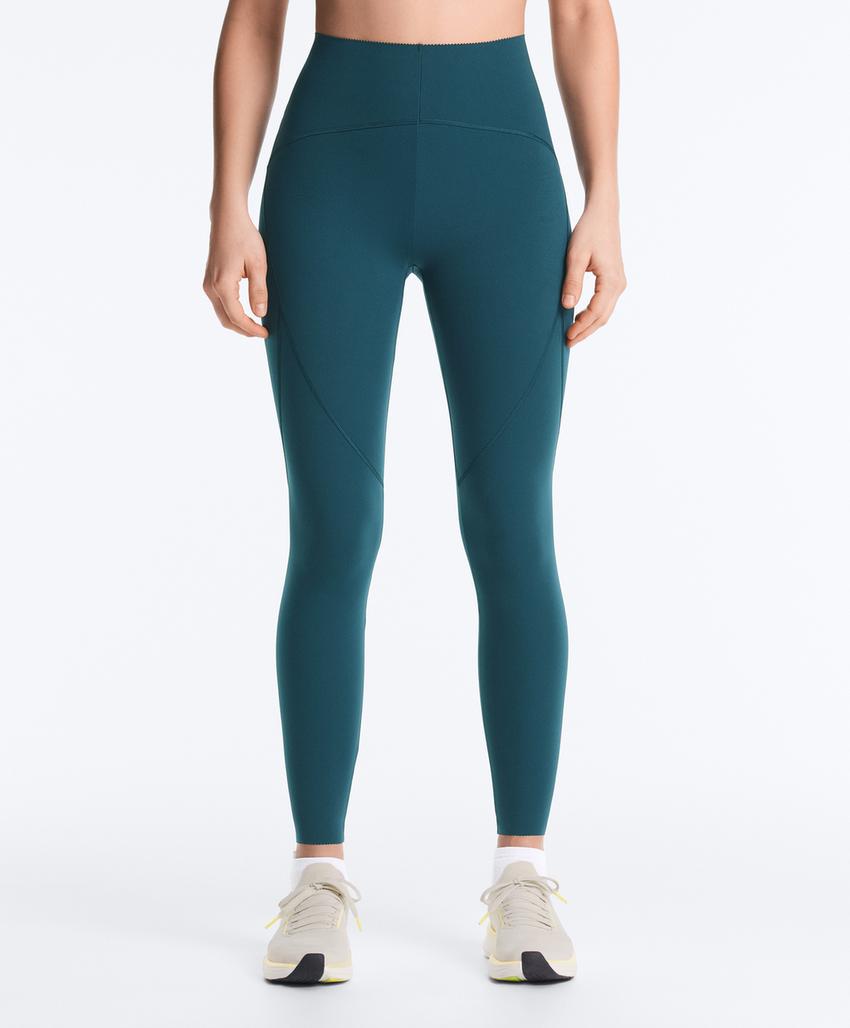 Компрессионные леггинсы с высокой посадкой до щиколотки