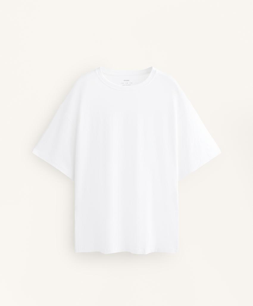 Футболка из хлопково-модального микса с короткими рукавами