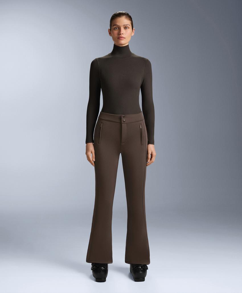 Теплый флисовый топ с высоким воротником для нижнего слоя