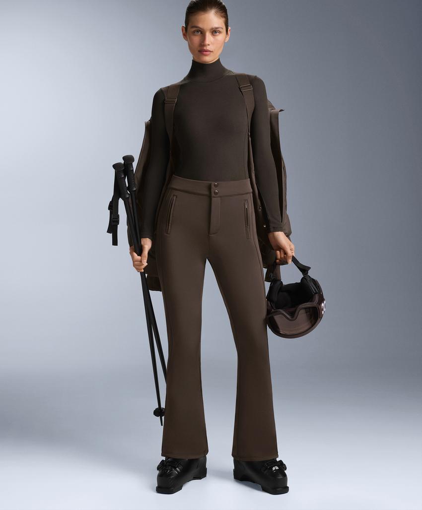 Теплый флисовый топ с высоким воротником для нижнего слоя