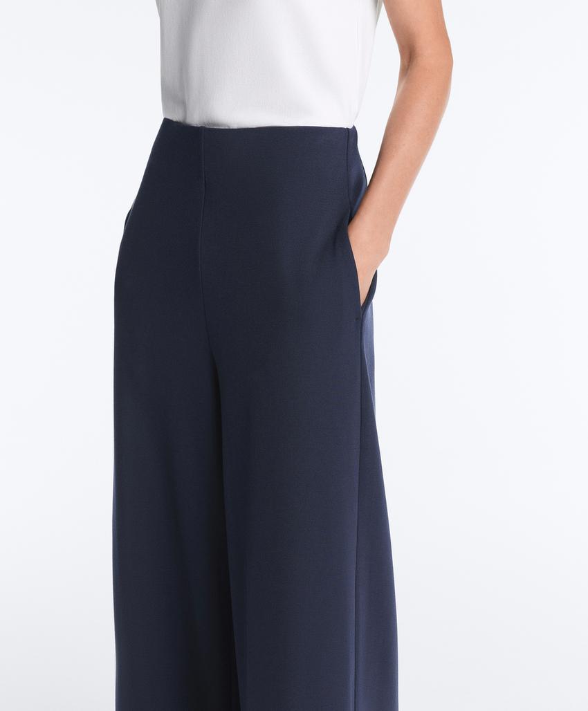 Брюки из модала с мягким на ощупь матросским узором