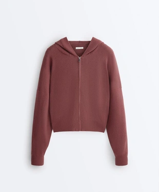 Вязаная куртка RIB с капюшоном- Заказать в России