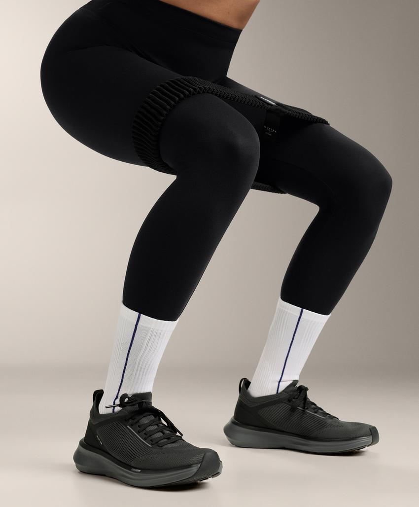 Набор из 3 пар классических спортивных носков из полиамидного смесового волокна