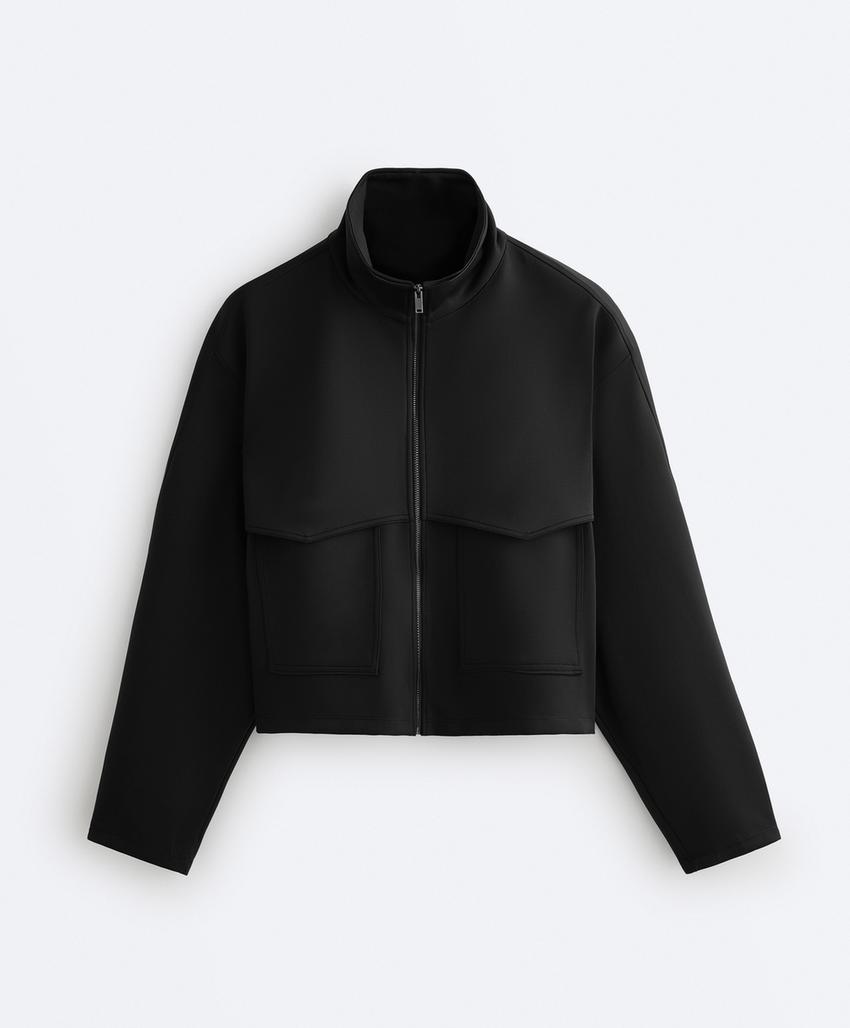 Объемная куртка из неопрена