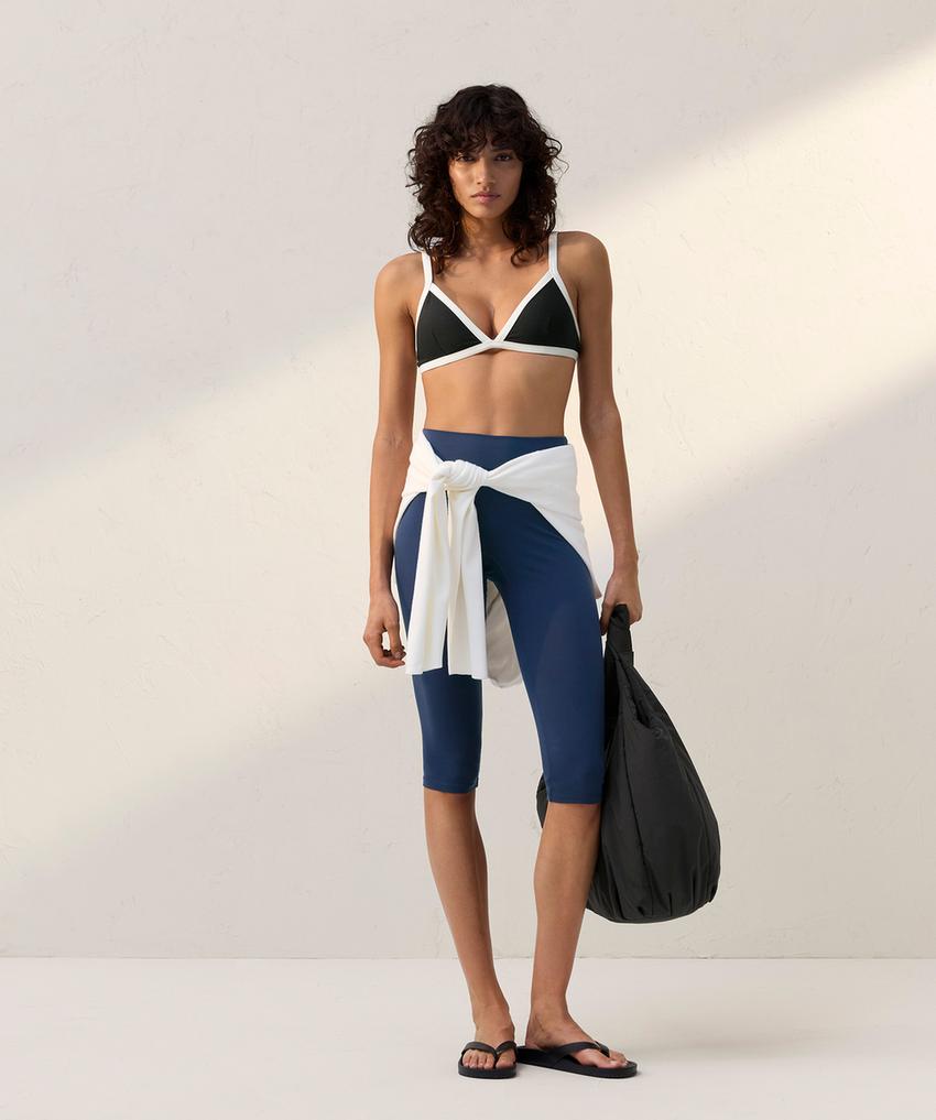 Леггинсы до колена с высокой посадкой comfortlux 40 см