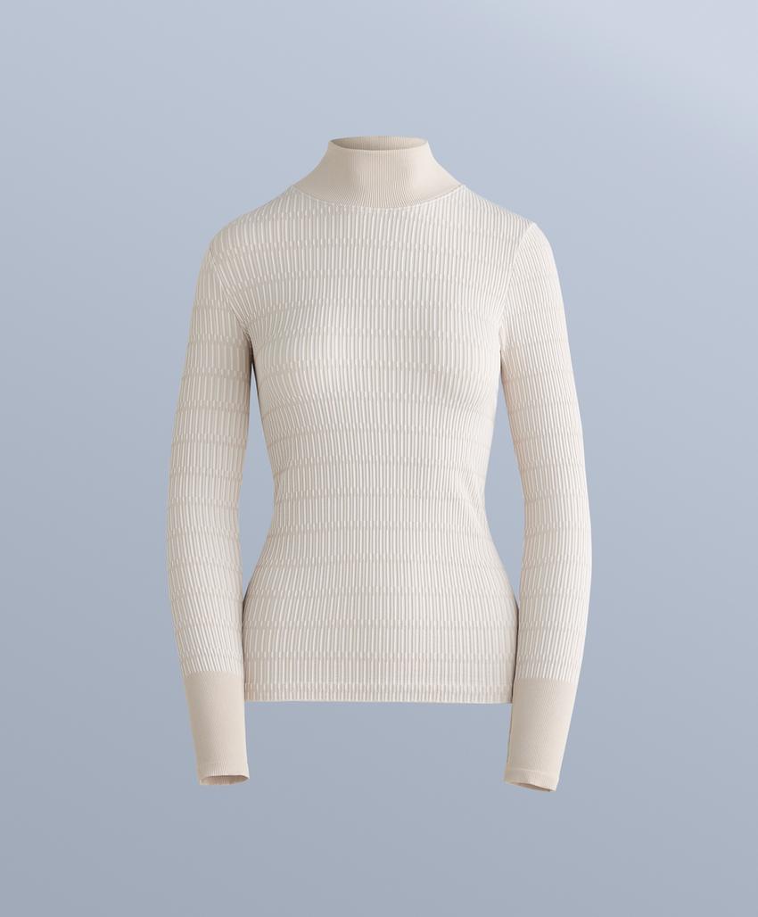 Бесшовная термофутболка с геометрическим узором Base Layer