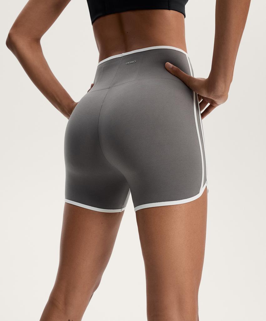 Компрессионные ретро шорты с высокой посадкой 10 см