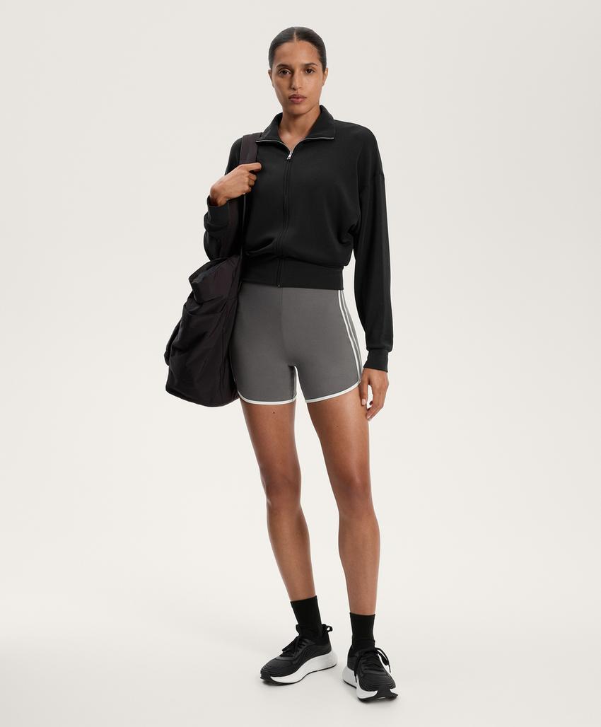 Компрессионные ретро шорты с высокой посадкой 10 см