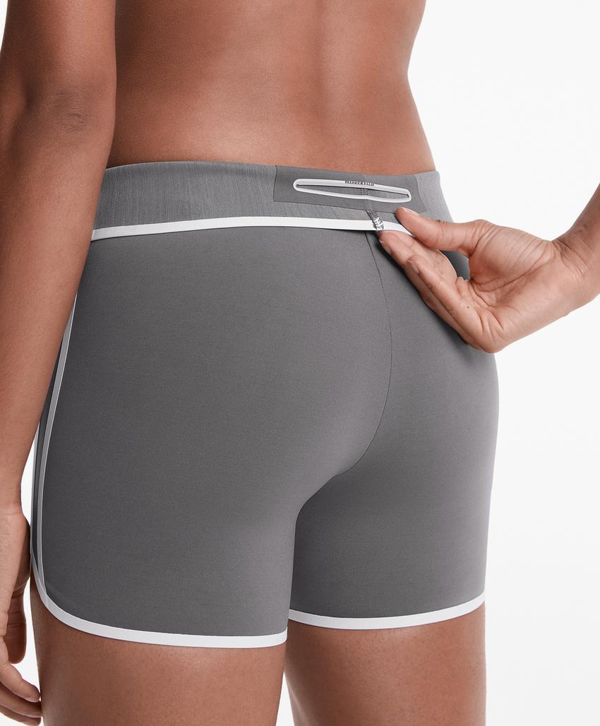 Компрессионные ретро шорты с высокой посадкой 10 см