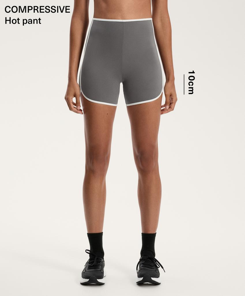 Компрессионные ретро шорты с высокой посадкой 10 см