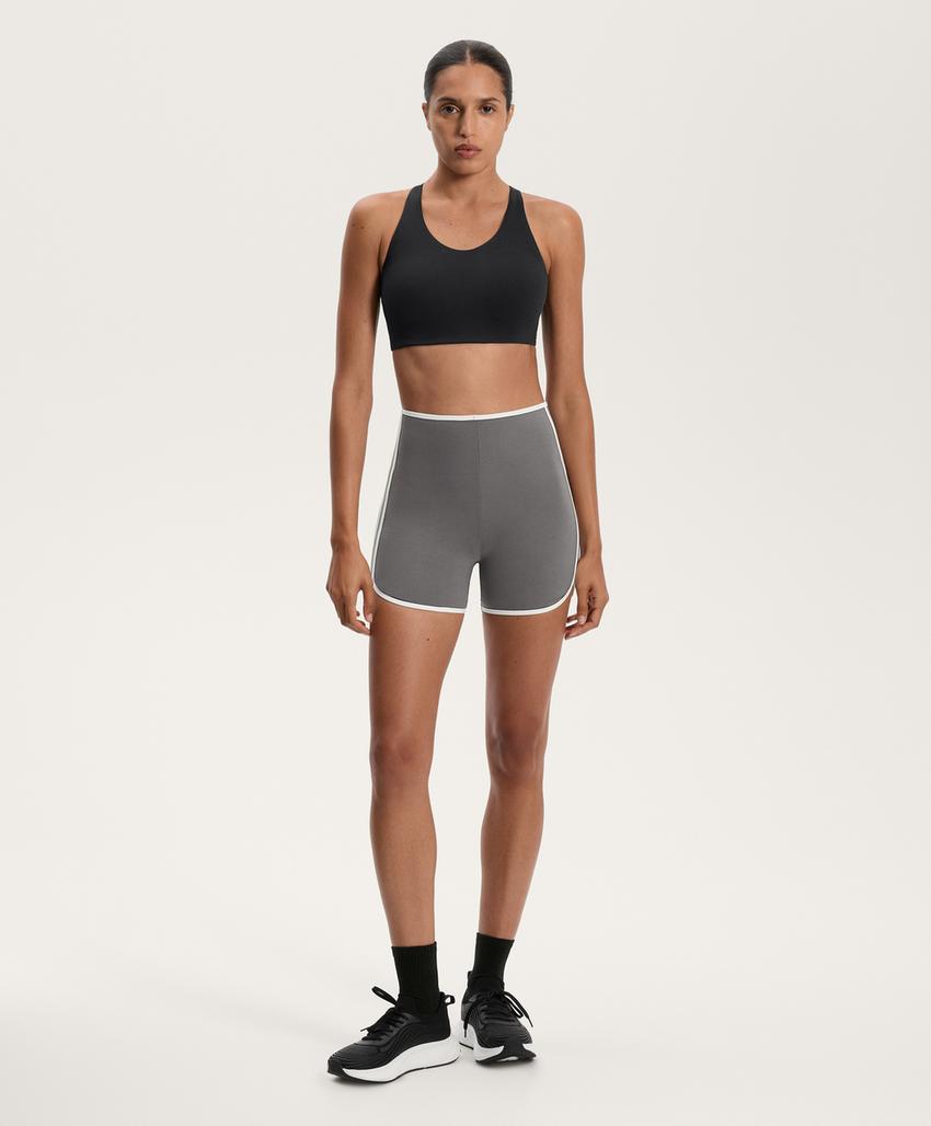 Компрессионные ретро шорты с высокой посадкой 10 см