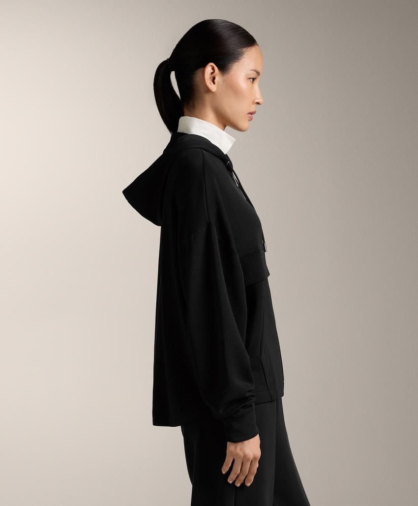 Толстовка на молнии из мягкого модала