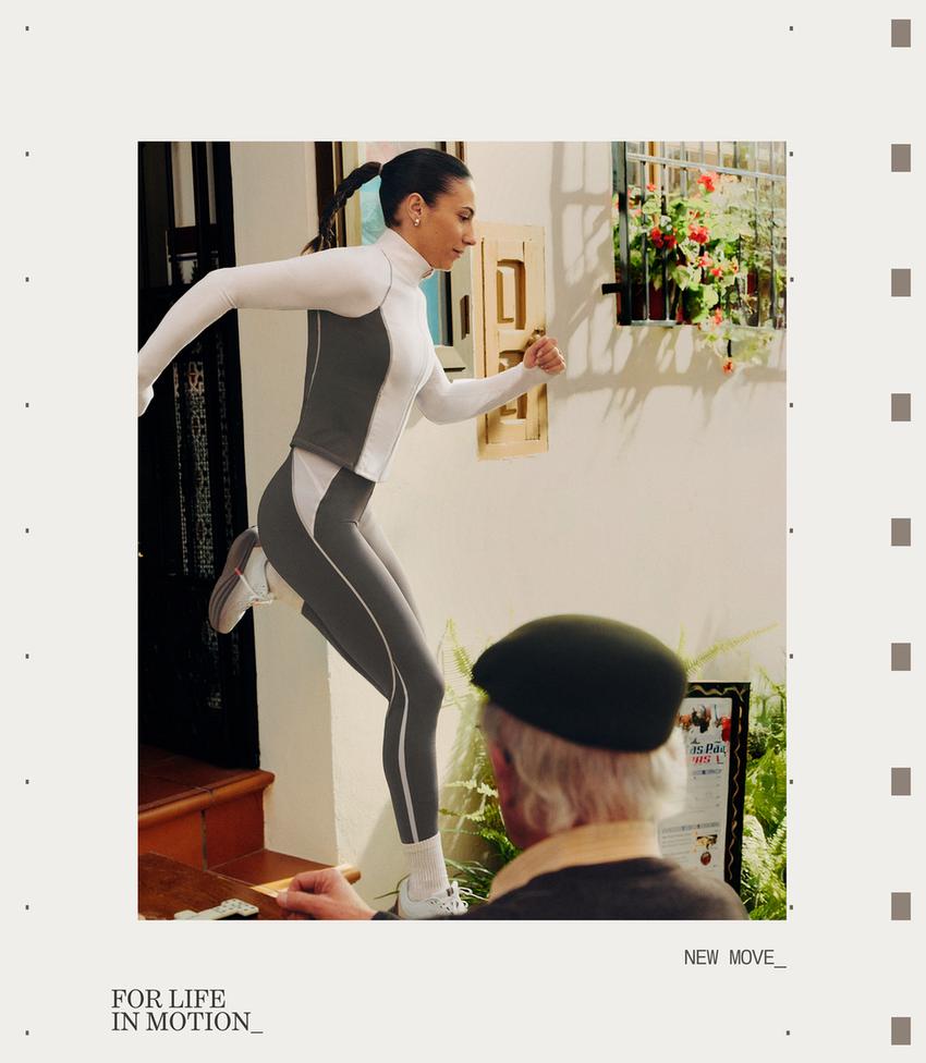 High-rise Compressive reflective core control ankle-length leggings