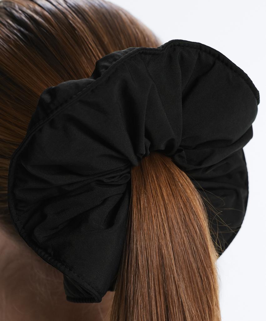 Большая стеганая резинка для волос