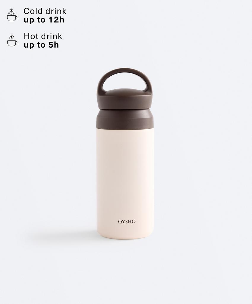 Garrafa térmica com asa