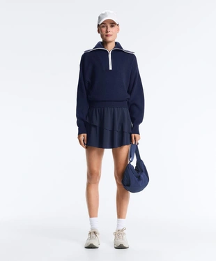 Короткая юбка с воланами и резинкой- Заказать в России