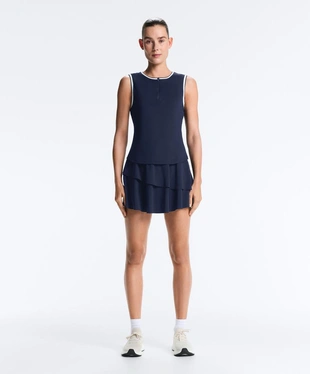 Короткая юбка с воланами и резинкой- Заказать в России