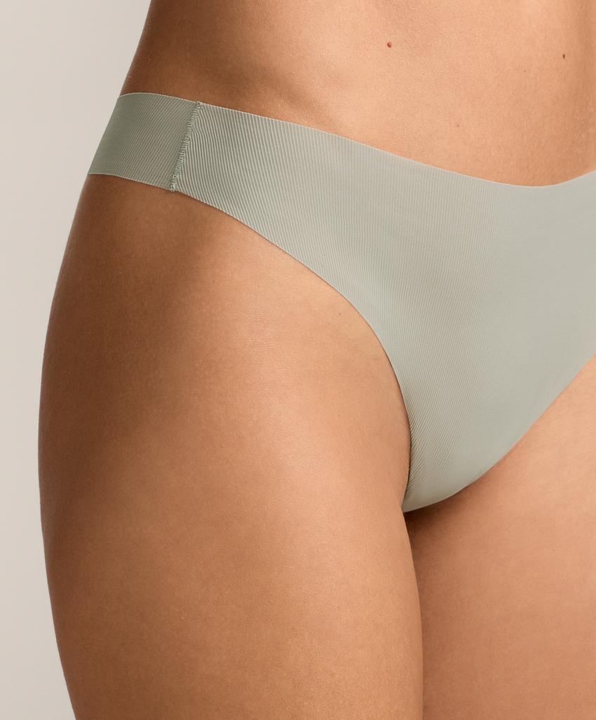 Трусики-стринги из полиамидного микса с вырезом лазером (5 штук)