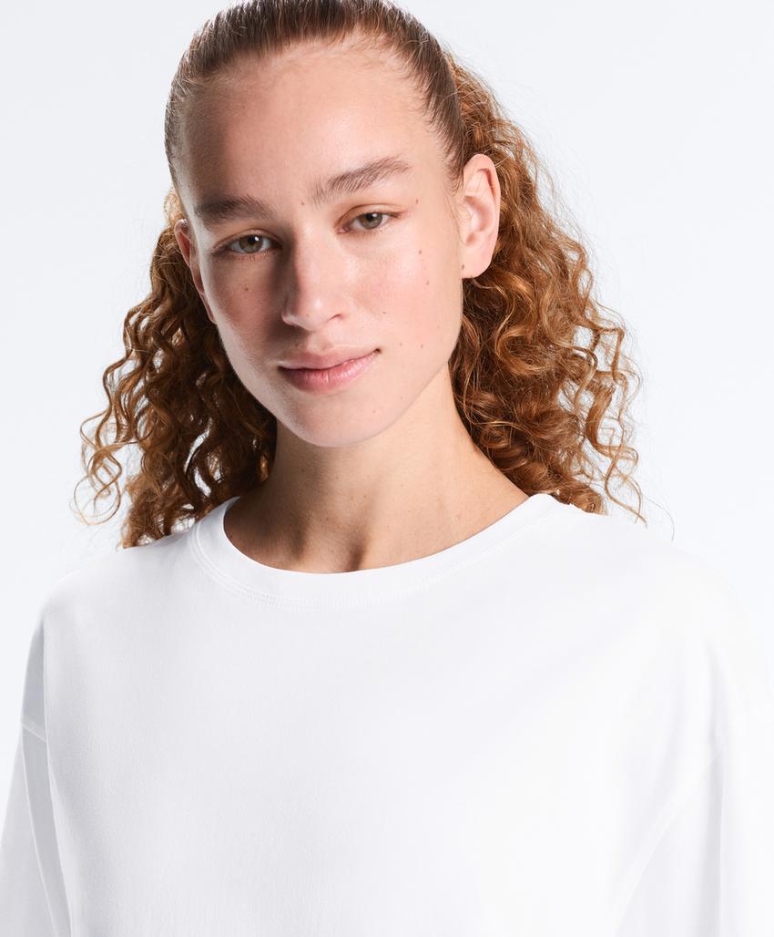 Футболка из хлопкового микса с короткими рукавами