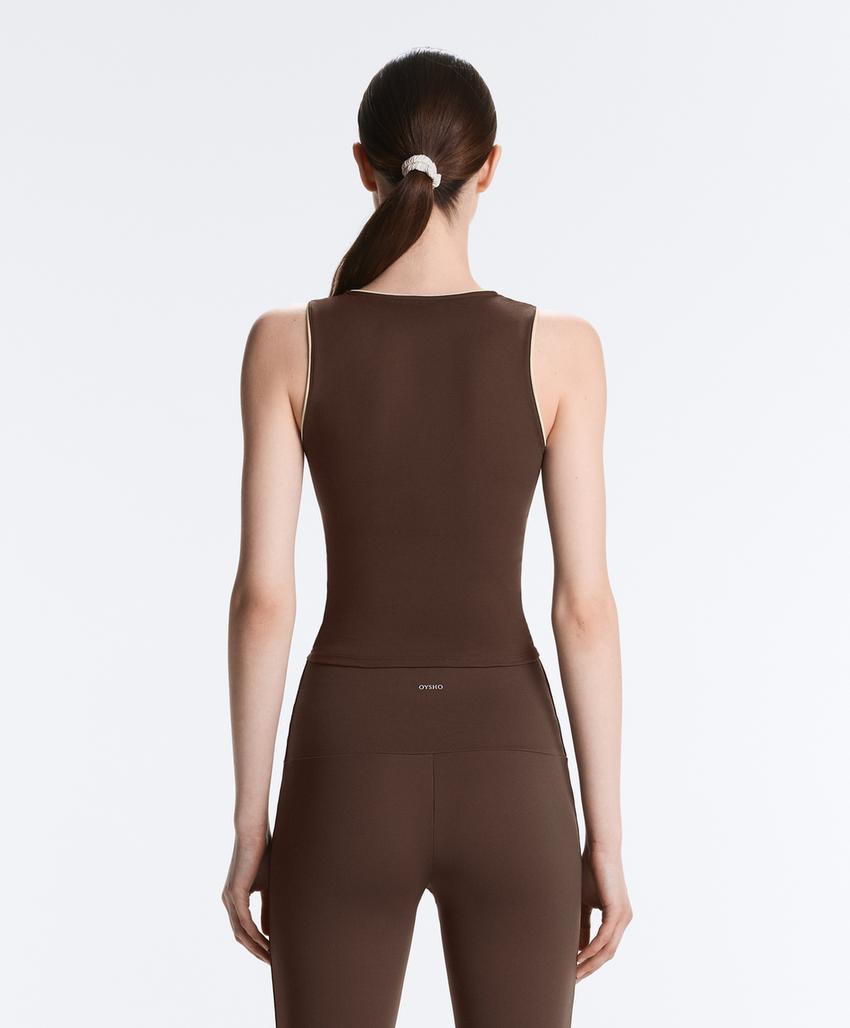 Блузка без рукавов comfortlux с вставками