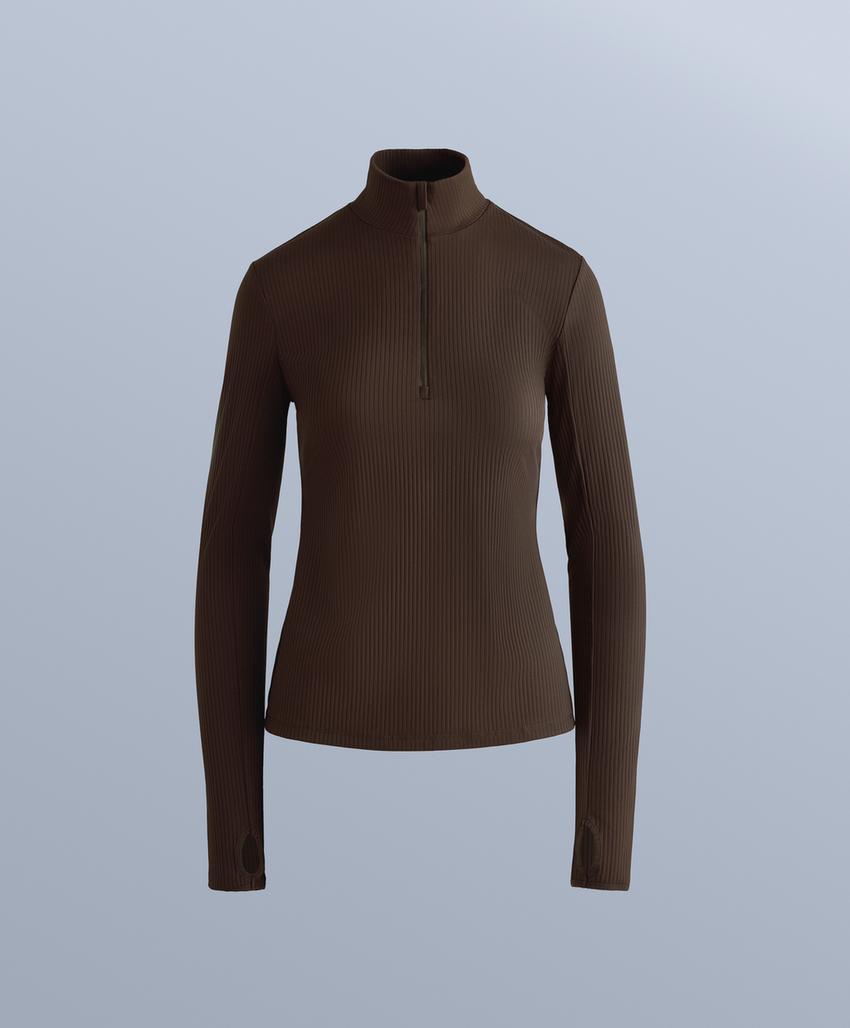 Thermal base layer rib T-shirt