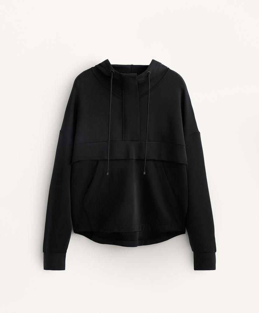 Толстовка с молнией из модала мягкого на ощупь