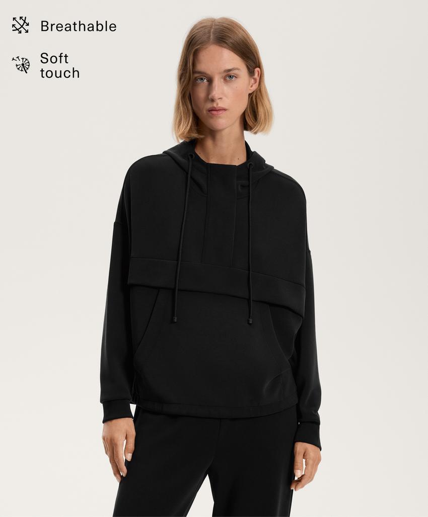 Толстовка с молнией из модала мягкого на ощупь