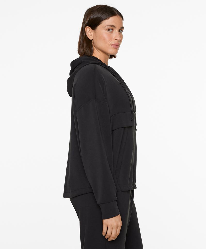 Толстовка с молнией из модала мягкого на ощупь