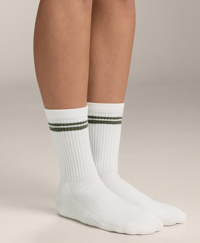 Носки для йоги и пилатеса из классической хлопковой смеси, 2 пары